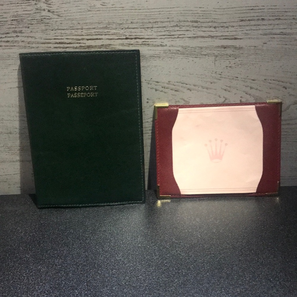 Rolex Passport Holder and Notes